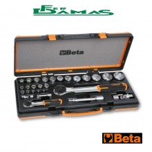 ASSORTIMENTO BETA DI 22 CHIAVI A BUSSOLA ESAGONALI, E 6 ACCESSORI ART. 902A/C22 
